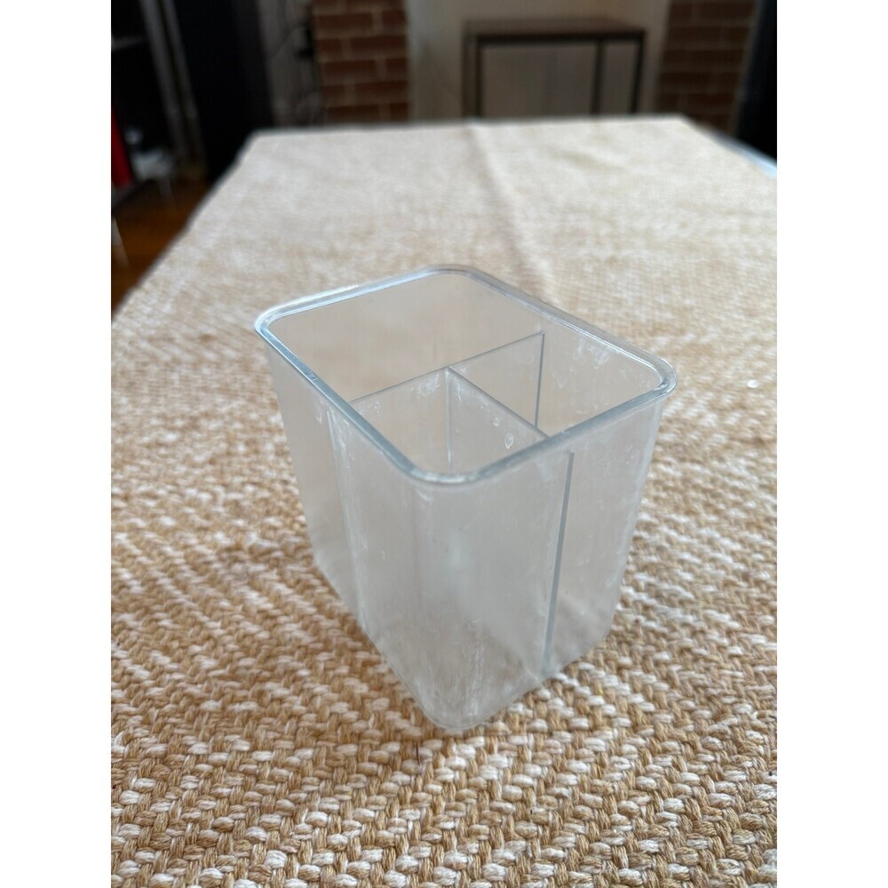 Clear Plastic Desk Organizer Cup